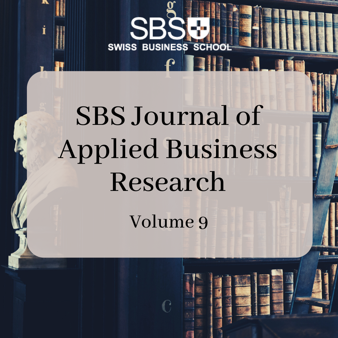 SBS Journal of Applied Business Research – Volume 9 is now available!