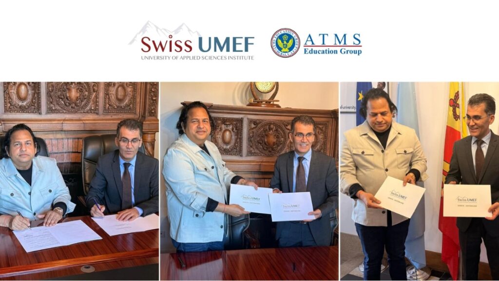 ATMS Education Group and Swiss UMEF University of Applied Sciences Institute, Announce Strategic Partnership to Offer Swiss Degree Programs in the Middle East